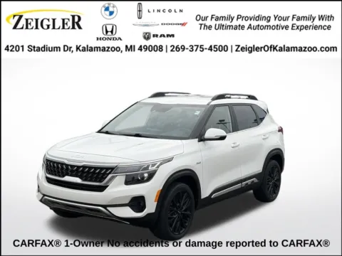 White 2022 Kia Seltos Nightfall for sale in Kalamazoo, MI