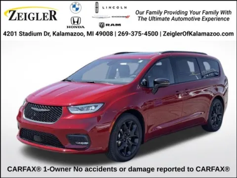 Red 2025 Chrysler Pacifica Limited for sale in Kalamazoo, MI