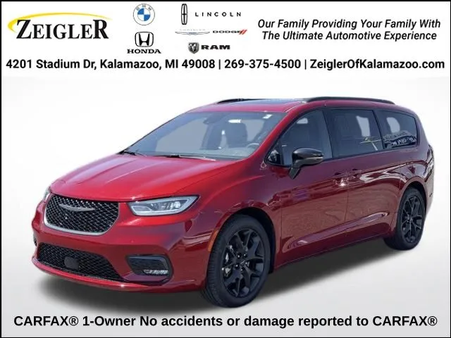 Red 2025 Chrysler Pacifica Limited for sale in Kalamazoo, MI