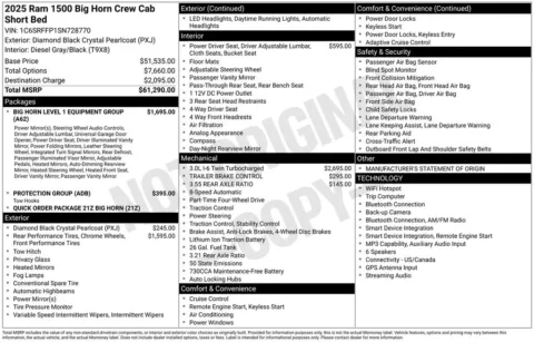 More photos of 2025 Ram 1500 Big Horn/Lone Star at Zeigler BMW of Kalamazoo, MI
