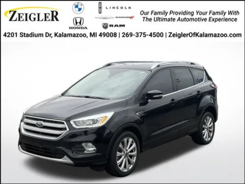 Black 2017 Ford Escape Titanium for sale in Kalamazoo, MI