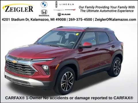 Red 2025 Chevrolet TrailBlazer LT for sale in Kalamazoo, MI