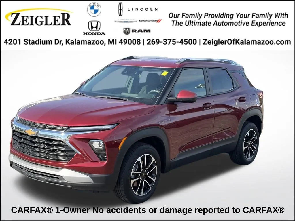 Red 2025 Chevrolet TrailBlazer LT for sale in Kalamazoo, MI