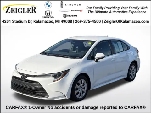 White 2024 Toyota Corolla LE for sale in Kalamazoo, MI
