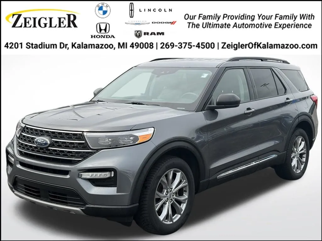 Gray 2023 Ford Explorer XLT for sale in Kalamazoo, MI