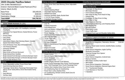 More photos of 2025 Chrysler Pacifica Select at Zeigler BMW of Kalamazoo, MI