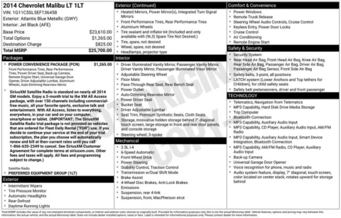 More photos of 2014 Chevrolet Malibu LT at Zeigler BMW of Kalamazoo, MI