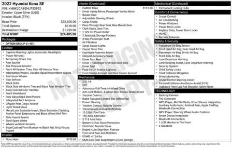 More photos of 2022 Hyundai Kona SE at Zeigler BMW of Kalamazoo, MI