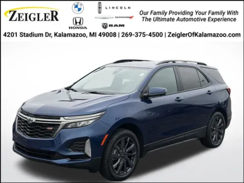 Blue 2023 Chevrolet Equinox RS for sale in Kalamazoo, MI