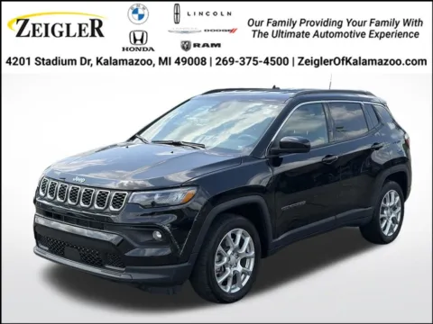 Black 2024 Jeep Compass Latitude Lux for sale in Kalamazoo, MI