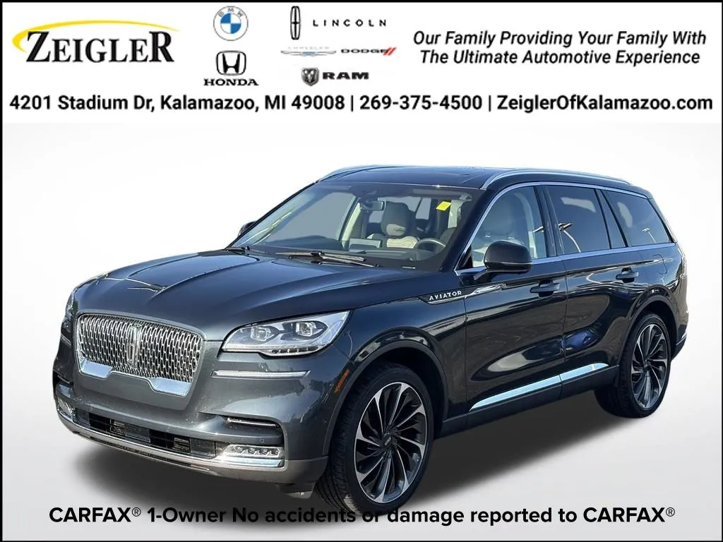 Blue 2023 Lincoln Aviator Reserve for sale in Kalamazoo, MI