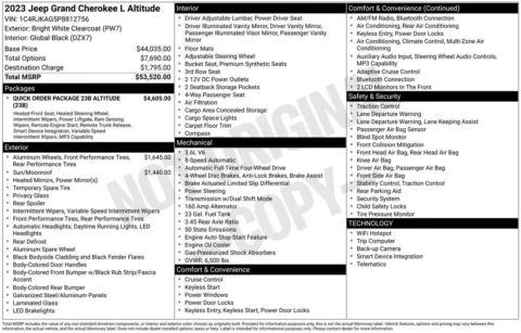 More photos of 2023 Jeep Grand Cherokee L Altitude at Zeigler BMW of Kalamazoo, MI