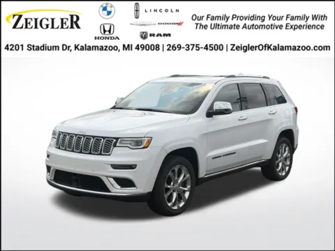White 2021 Jeep Grand Cherokee Summit for sale in Kalamazoo, MI
