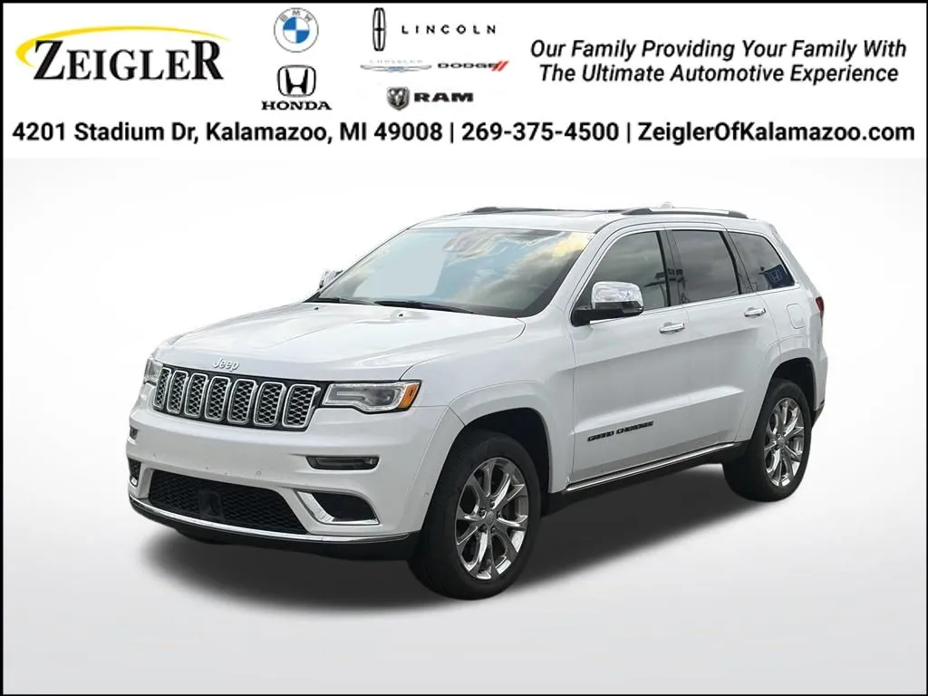White 2021 Jeep Grand Cherokee Summit for sale in Kalamazoo, MI