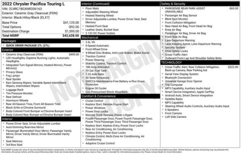 More photos of 2022 Chrysler Pacifica Touring L at Zeigler BMW of Kalamazoo, MI