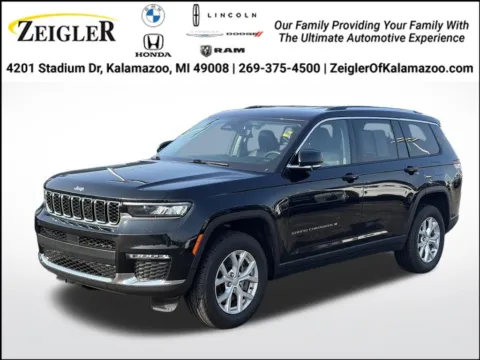 Black 2023 Jeep Grand Cherokee L Limited for sale in Kalamazoo, MI
