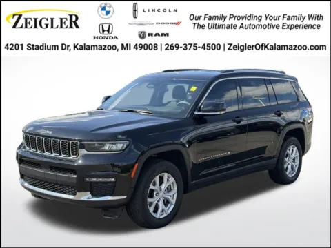 Black 2023 Jeep Grand Cherokee L Limited for sale in Kalamazoo, MI