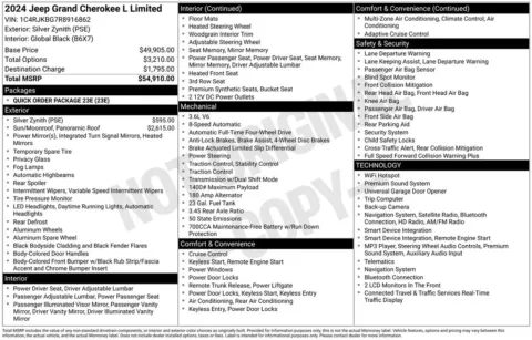 More photos of 2024 Jeep Grand Cherokee L Limited at Zeigler BMW of Kalamazoo, MI