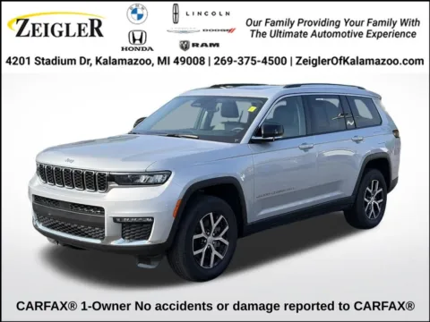 Silver 2024 Jeep Grand Cherokee L Limited for sale in Kalamazoo, MI