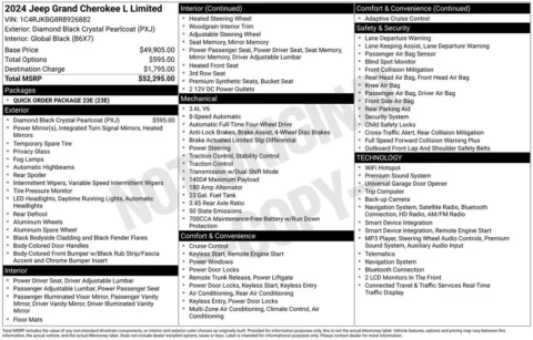 More photos of 2024 Jeep Grand Cherokee L Limited at Zeigler BMW of Kalamazoo, MI