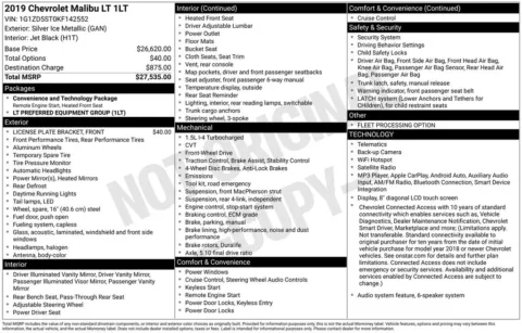 More photos of 2019 Chevrolet Malibu LT at Zeigler BMW of Kalamazoo, MI