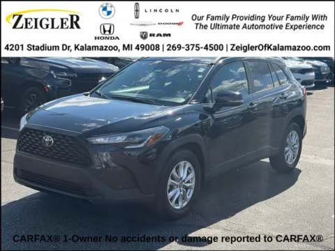 Black 2025 Toyota Corolla Cross LE for sale in Kalamazoo, MI