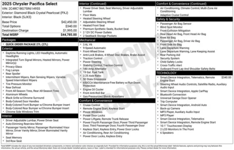 More photos of 2025 Chrysler Pacifica Select at Zeigler BMW of Kalamazoo, MI
