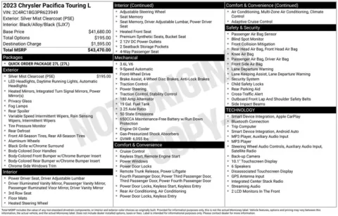 More photos of 2023 Chrysler Pacifica Touring L at Zeigler BMW of Kalamazoo, MI