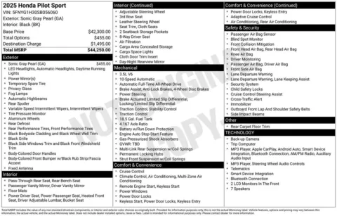 More photos of 2025 Honda Pilot Sport at Zeigler BMW of Kalamazoo, MI