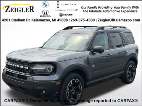 Gray 2025 Ford Bronco Sport Outer Banks for sale in Kalamazoo, MI
