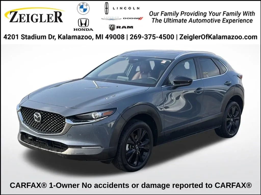 Gray 2025 Mazda CX-30 2.5 S Carbon Edition for sale in Kalamazoo, MI
