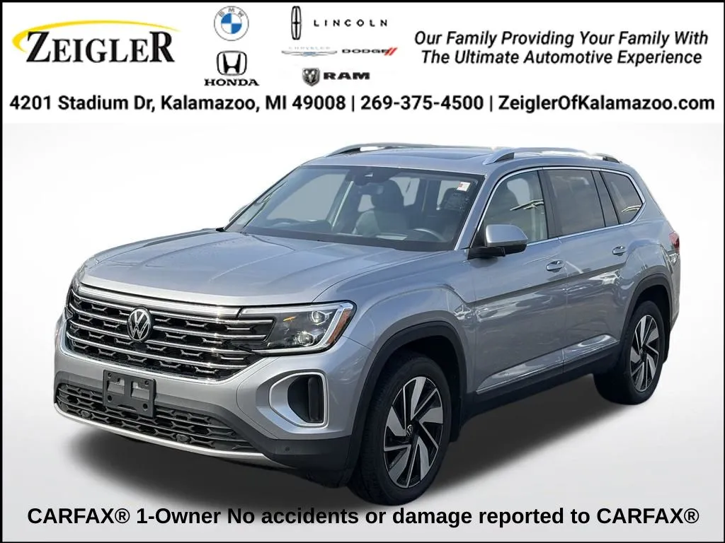 Gray 2024 Volkswagen Atlas 2.0T SEL for sale in Kalamazoo, MI