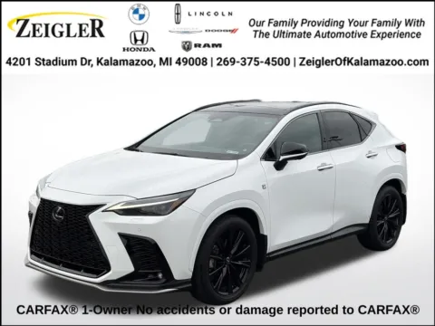 White 2024 Lexus NX 350 F SPORT Handling for sale in Kalamazoo, MI