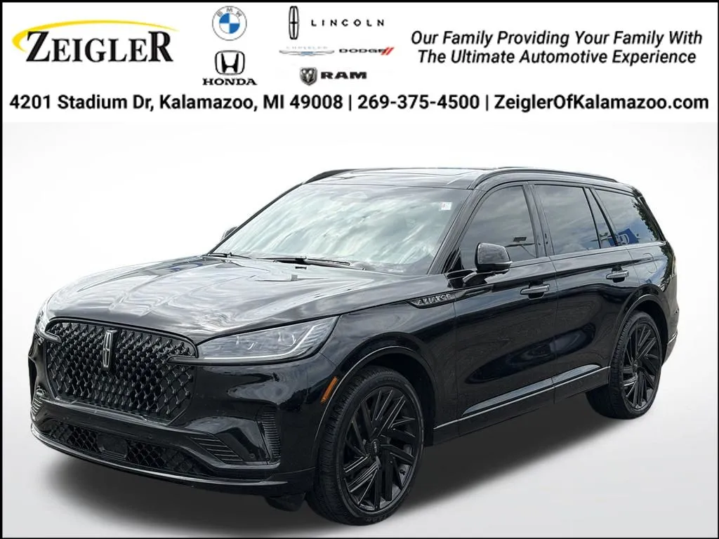 Black 2025 Lincoln Aviator Black Label for sale in Kalamazoo, MI