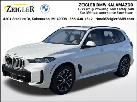 White 2024 BMW X5 xDrive40i for sale in Kalamazoo, MI