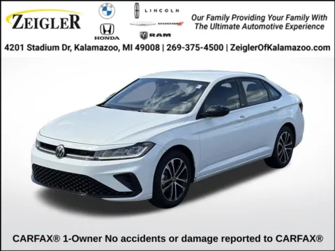 White 2025 Volkswagen Jetta 1.5T Sport for sale in Kalamazoo, MI