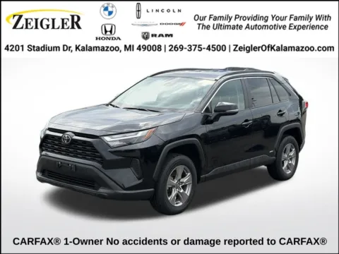 Black 2025 Toyota RAV4 Hybrid XLE for sale in Kalamazoo, MI