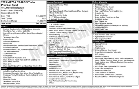 More photos of 2025 Mazda CX-90 3.3 Turbo Premium at Zeigler BMW of Kalamazoo, MI