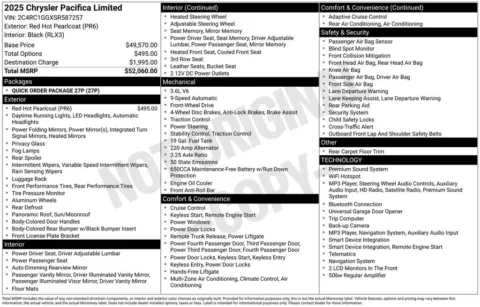 More photos of 2025 Chrysler Pacifica Limited at Zeigler BMW of Kalamazoo, MI