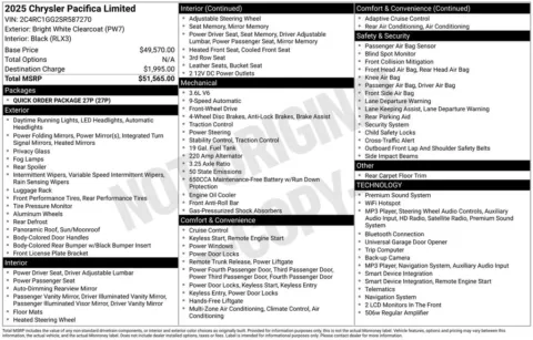 More photos of 2025 Chrysler Pacifica Limited at Zeigler BMW of Kalamazoo, MI