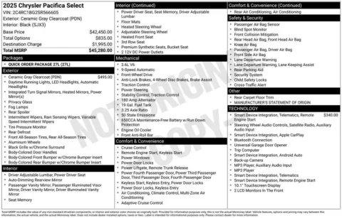 More photos of 2025 Chrysler Pacifica Select at Zeigler BMW of Kalamazoo, MI