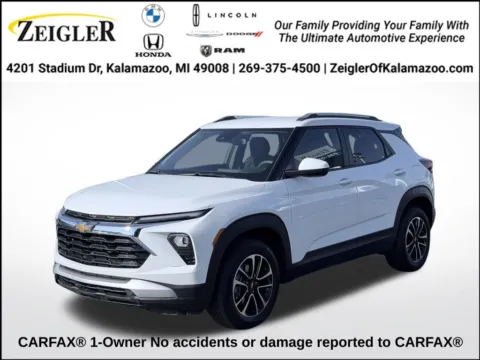 White 2025 Chevrolet TrailBlazer LT for sale in Kalamazoo, MI