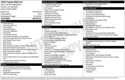 More photos of 2025 Toyota RAV4 LE at Zeigler BMW of Kalamazoo, MI