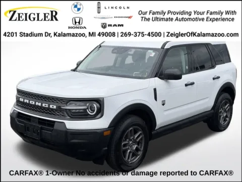 White 2025 Ford Bronco Sport Big Bend for sale in Kalamazoo, MI