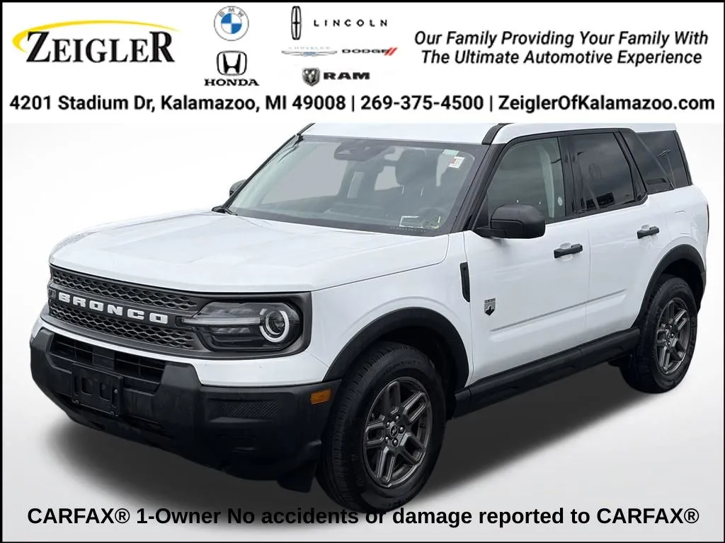 White 2025 Ford Bronco Sport Big Bend for sale in Kalamazoo, MI