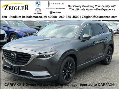 Gray 2023 Mazda CX-9 Touring Plus for sale in Kalamazoo, MI