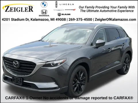 Gray 2023 Mazda CX-9 Touring Plus for sale in Kalamazoo, MI