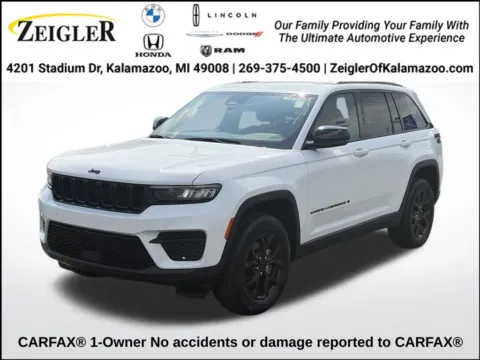White 2025 Jeep Grand Cherokee Altitude for sale in Kalamazoo, MI