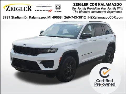 White 2025 Jeep Grand Cherokee Altitude for sale in Kalamazoo, MI