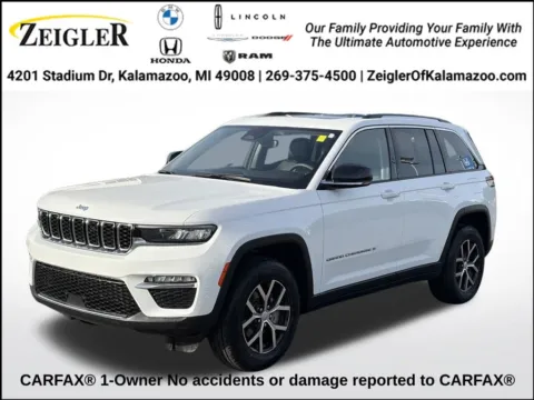 White 2023 Jeep Grand Cherokee Limited for sale in Kalamazoo, MI